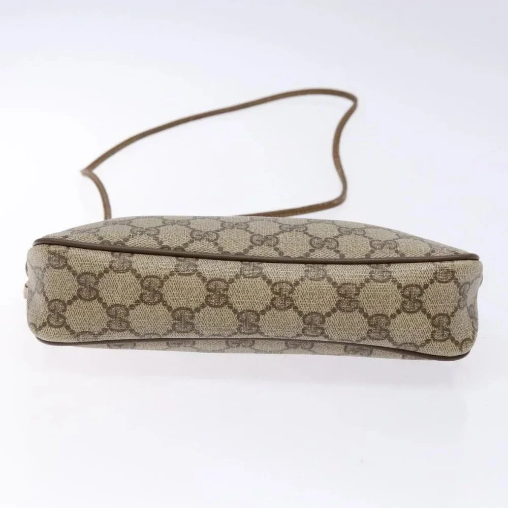 GUCCI GG Supreme Shoulder Bag PVC Beige Gold 114291 Auth 137544 - Picture 6 of 16